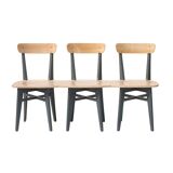 Bench seat vintage bistro chairs