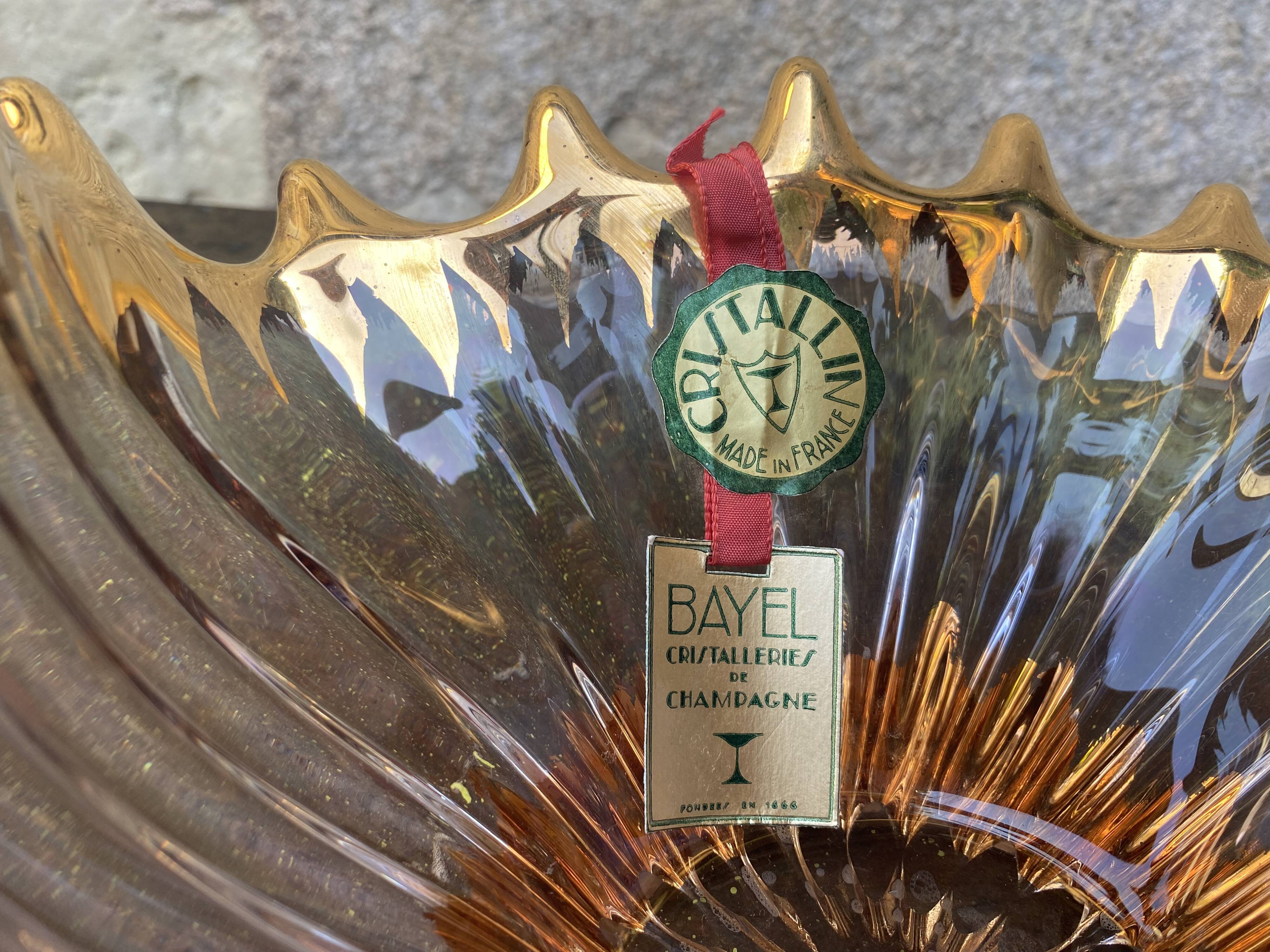 Bayel crystal bowl, 1950s