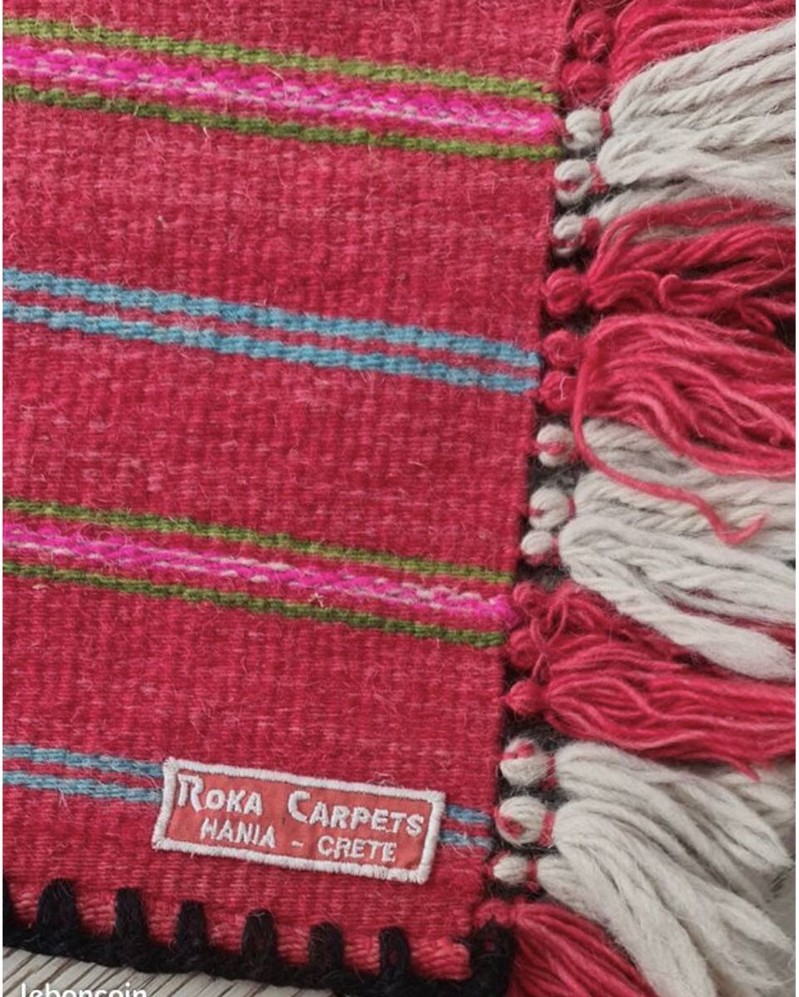 Tapis artisanat crétois comme neuf