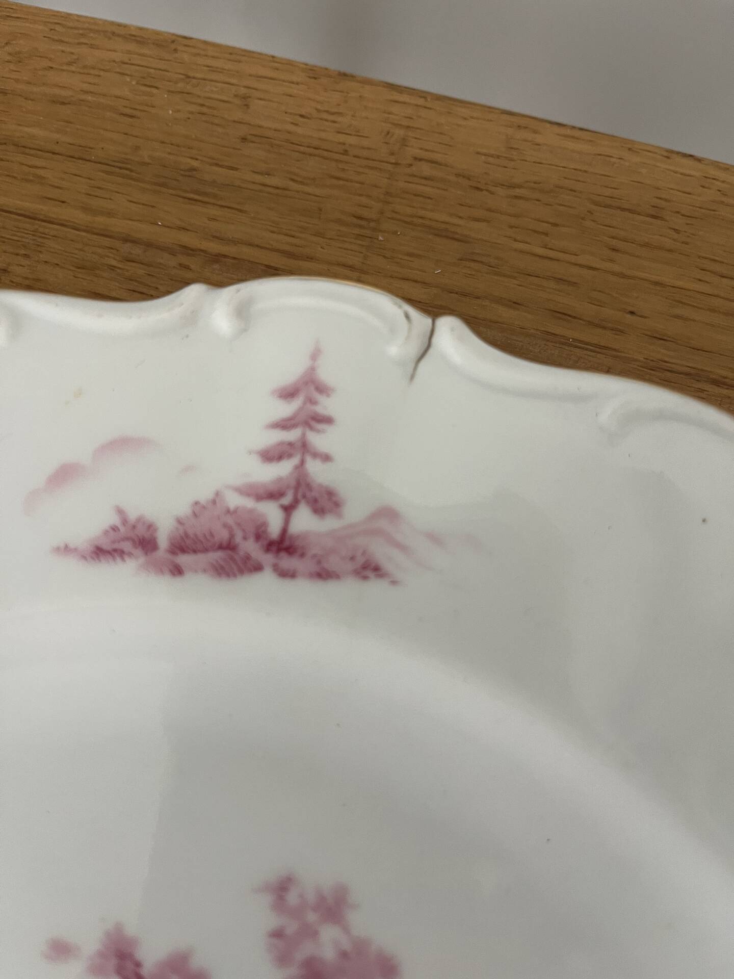 Dessert service 13 pieces porcelain
