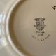 6 antique Longchamp earthenware dessert plates