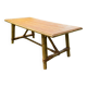 Table basse vintage en rotin