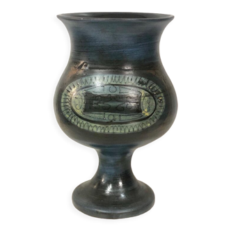 Jean de Lespinasse ceramic vase