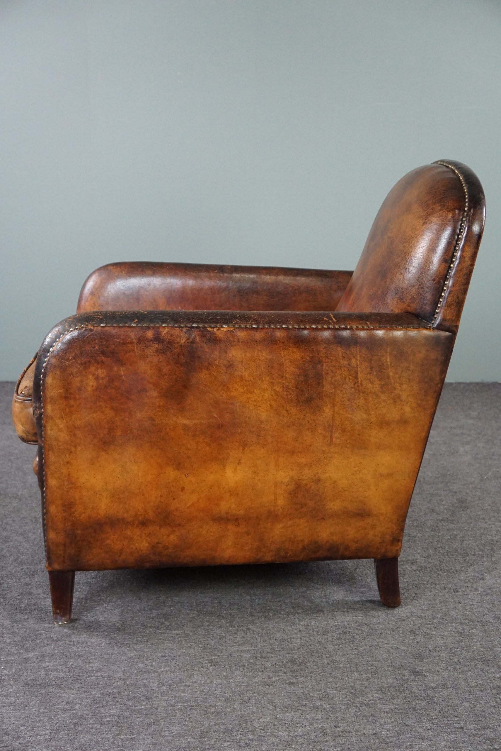 Sheepskin armchair