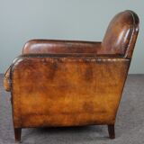 Sheepskin armchair
