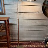 Articulated reading floor lamp in brass, design by DLG Fratelli Martini.