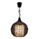 Brown rattan pendant lamp