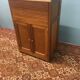 Vintage wooden vinyl turntable cabinet, 1930s style