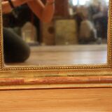 Louis philippe doré gold leaf mirror