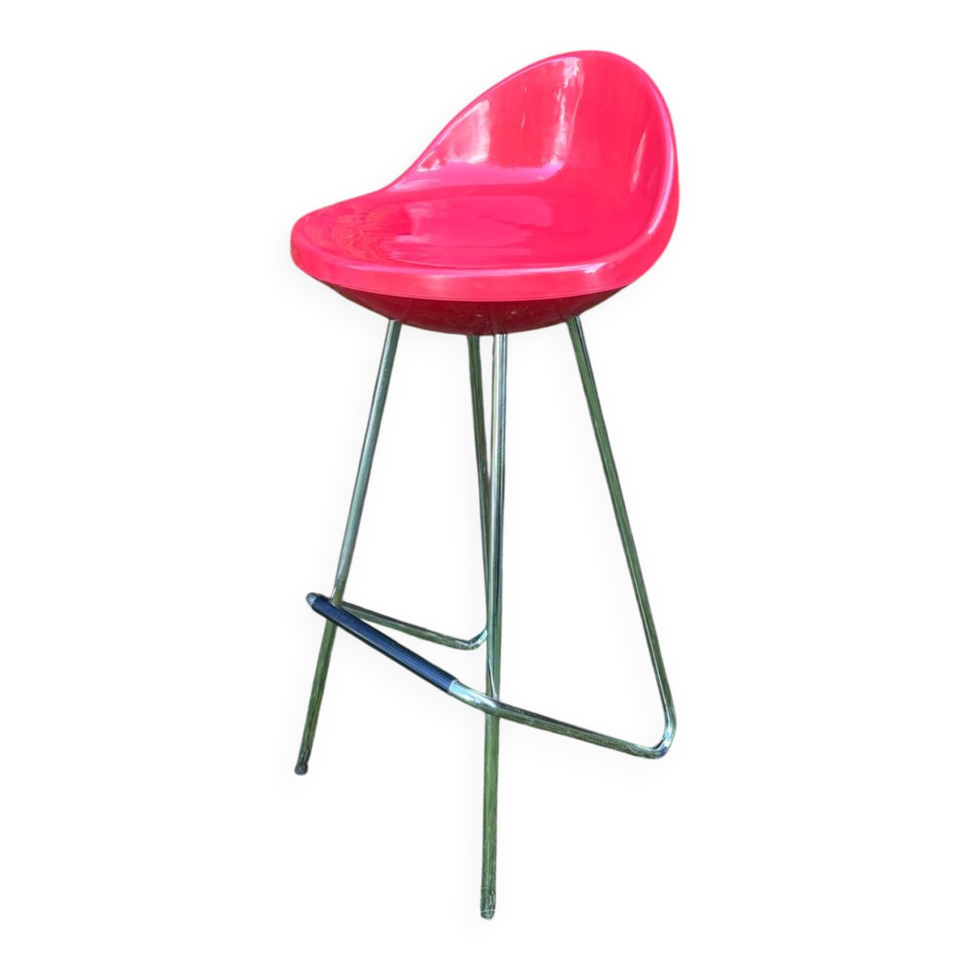 Vintage high stool by Roberto Foschia