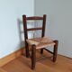 Chaise paillée enfant