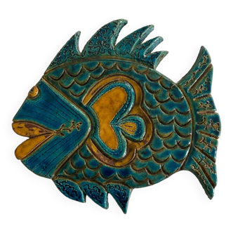 Fish ceramic by M.Perret 1986