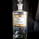 Flacon en pharmacie en verre transparent