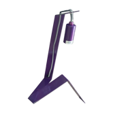 Agemob purple desk lamp in vintage Memphis style from the 80s and 90s.