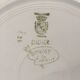 6 old flat plates Digoin Sarreguemines model Didier