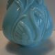 Vase opaline a decor de swans art deco