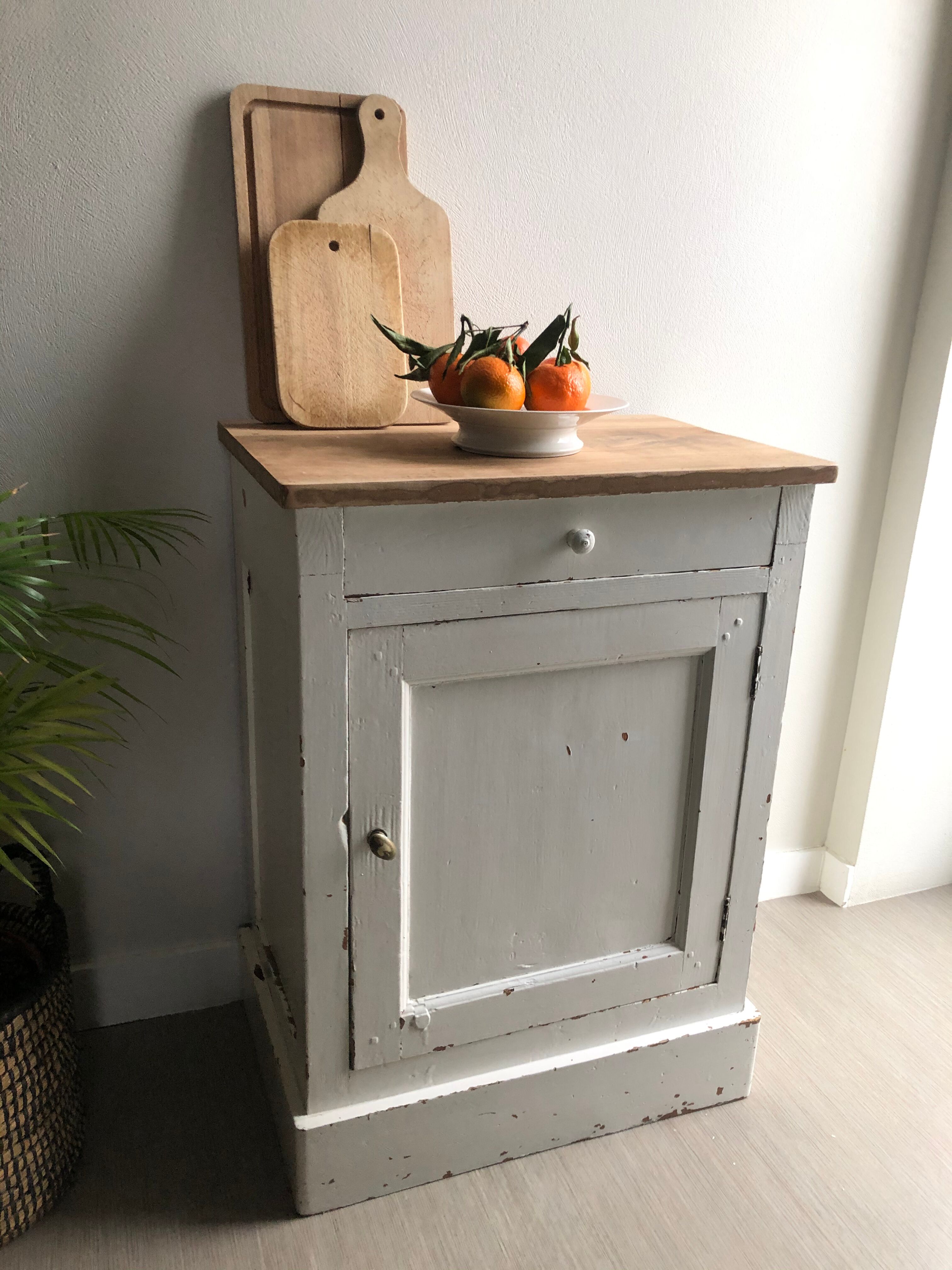 Old Patinated wood sideboard