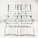 Set of designer folding chairs, Maison & Jardin Paris, 1970s
