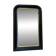 Antique Louis-Philippe black mirror, 75.5cm/48.5cm, trumeau style