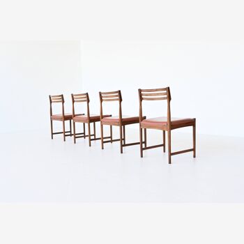 Set of 4 chairs by Erik Severin Hansen for Bovenkamp