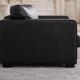 Black leather 3-seater sofa Poltrona Frau