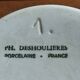 Porcelain ramekin series 'Wild Ivy' Philippe Deshoulieres