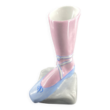 Colette GUEDEN (1905 - 2000) - Vase en porcelaine figurant une pied de danseuse classique