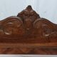 Fronton sculpté en bois massif