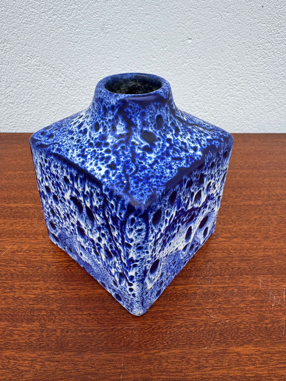 Vase carré ES Keramik, années 70
