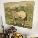 Oil painting on canvas horse