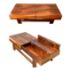 Table basse michelucci  Giovanni ,design italien ,palissandre