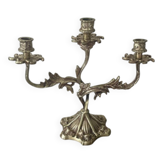 Chandelier ancien en bronze doré