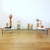 Thermoformed glass coffee table