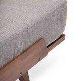 Armchair and footrest