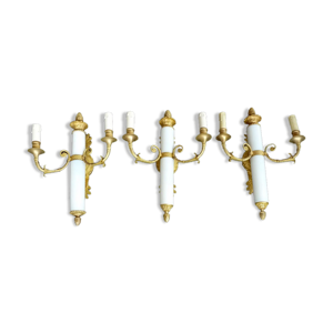 Trio d'appliques style - empire