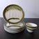 Very nice set of 6 asparagus plates and 2 ramekins in very good condition.