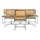 Set of 8 Dining Chairs Style B32 by Marcel Breuer