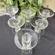 6 Champagne Flutes – 19th Century Cut Crystal – Baccarat/St.Louis