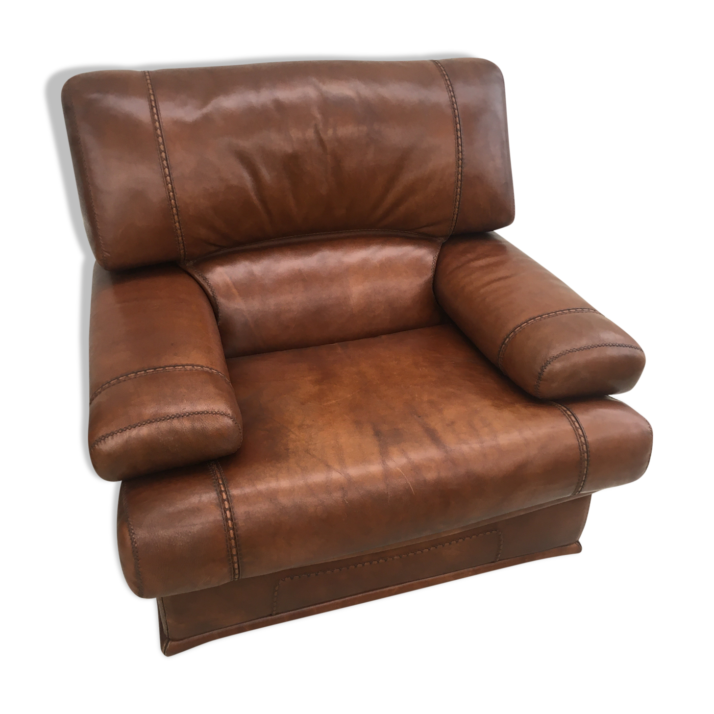 Leather armchair