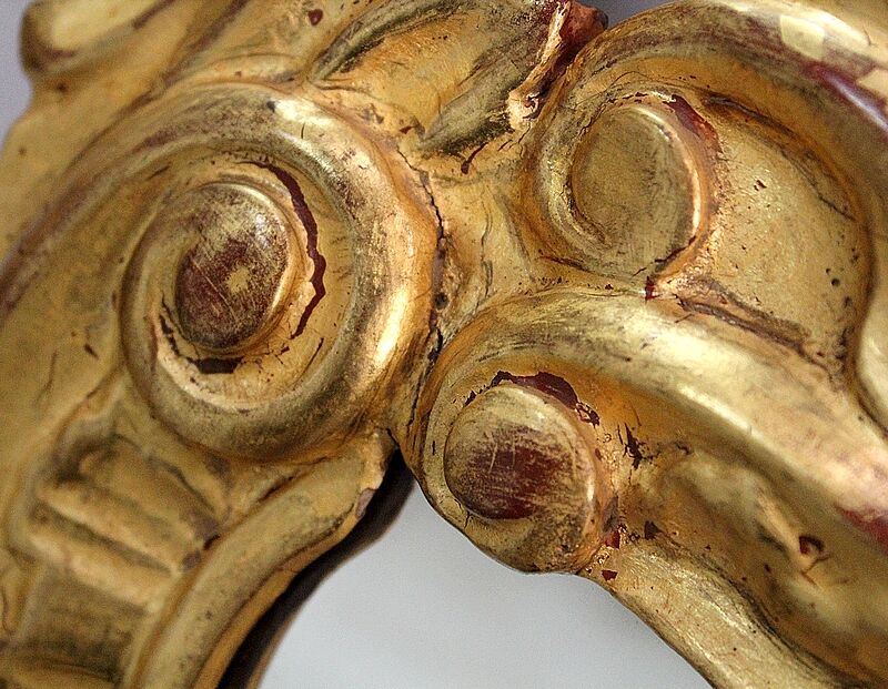 Miroir en bois doré, style Louis XV – début XXe