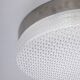 Vintage 70s metal and plastic ceiling lamp, Italian design