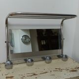 Mirror wall coat rack