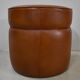 Sheep leather pouf
