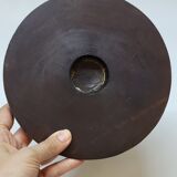 Scandinavian wooden candle holder turned sleek design