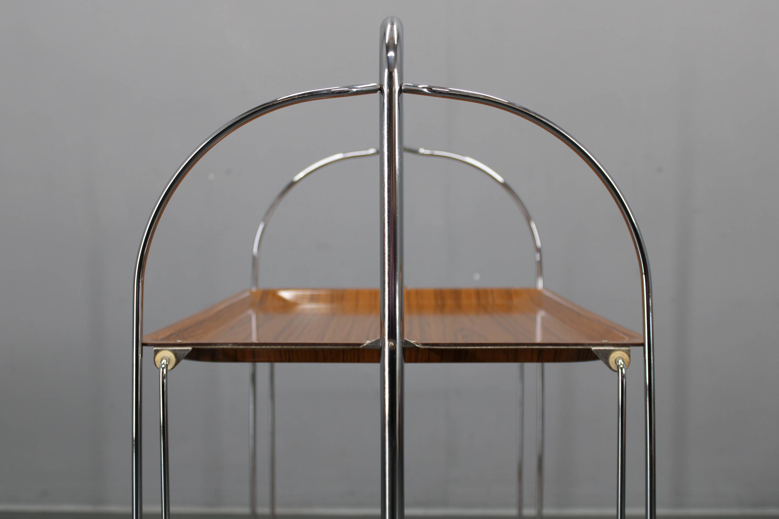 Mid-century folding serving cart, Italy, 1970s