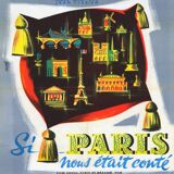 Affiche cinéma Si Paris nous était conté Sacha Guitry