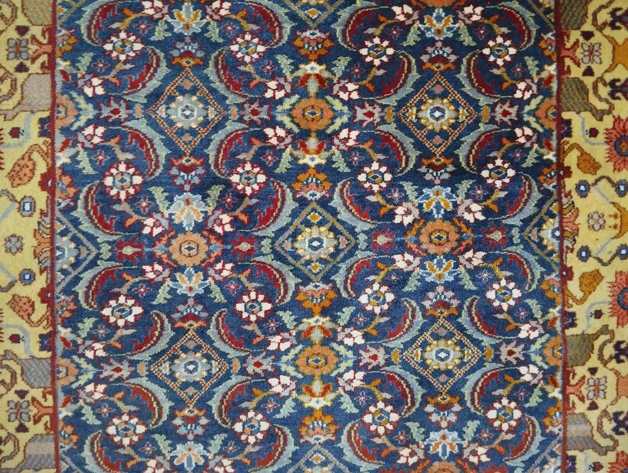 Tapis Indo Herati fait main 157x90cm