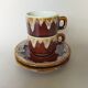 2 bistro coffee cups