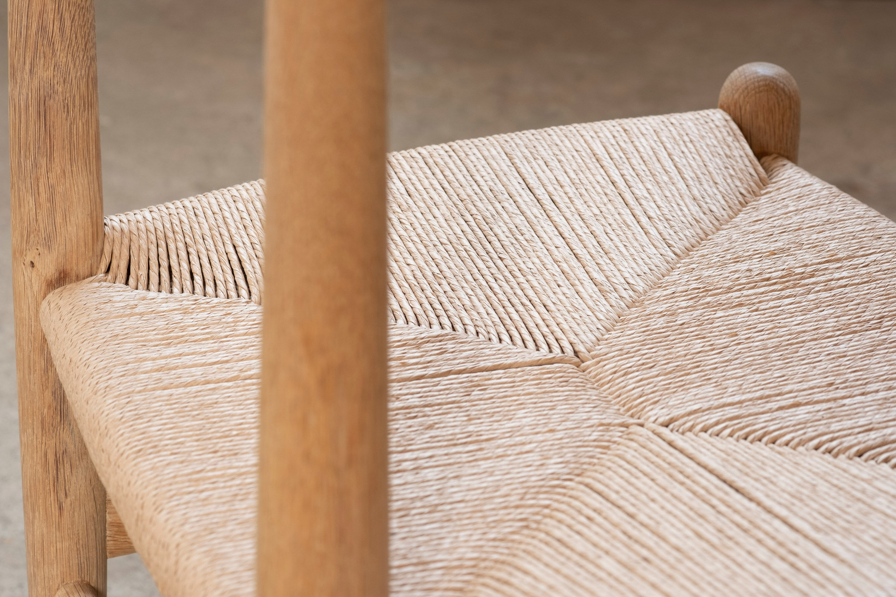 4 chaises CH36 d'Hans J. Wegner par Carl Hansen & Son