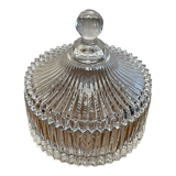 Large glass sugar bonbonnière